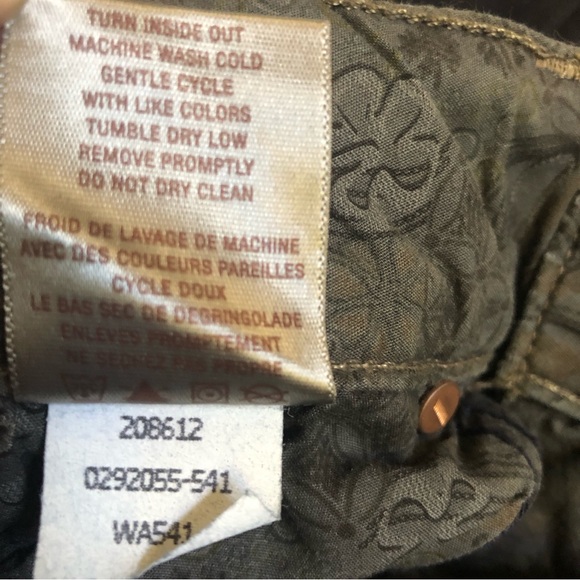 Paige Hidden Hills High Rise Straight leg jeans dark blue minor flaw size 24 - Picture 13 of 16